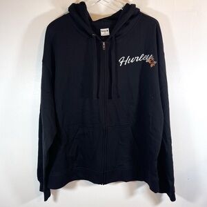 NWT Hurley Tropical Graphic Print Hoodie Womens Size 1X